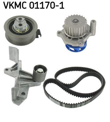 Pompe à eau + kit de courroie de distribution (Kit courroie de distribution) SKF ref. VKMC 01170-1